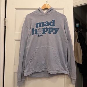 Madhappy Light Blue 'mad happy' Graphic Hoodie